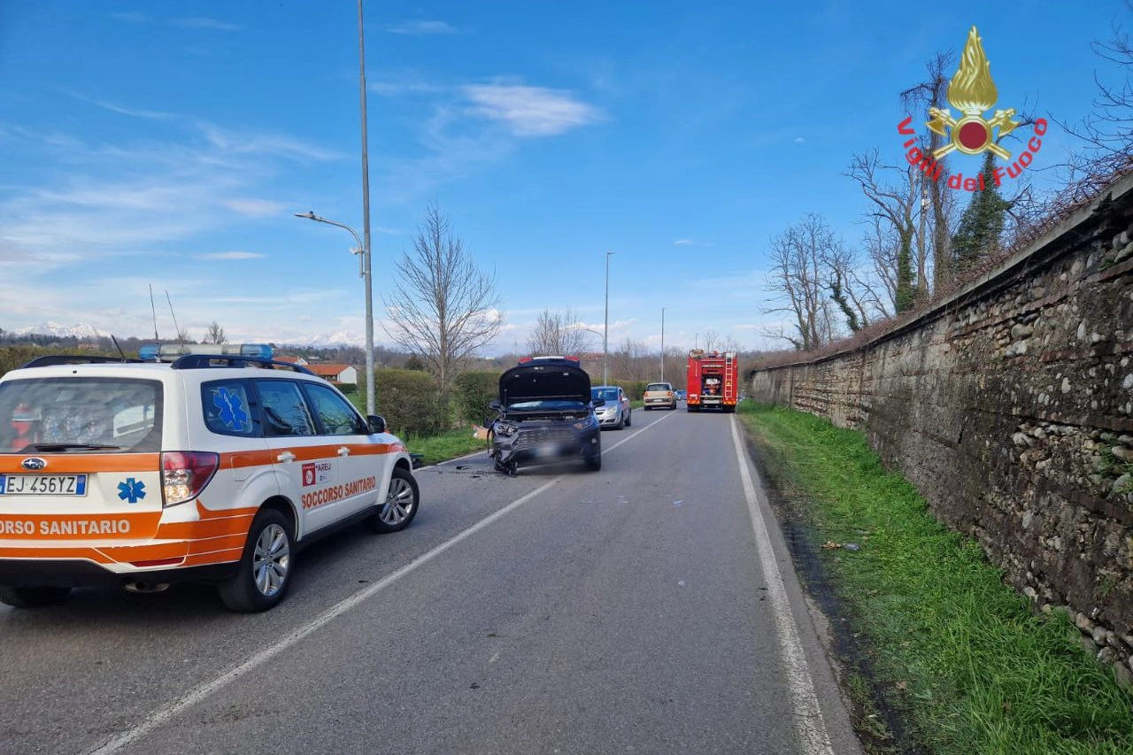 Incidente mortale a Biassono (foto vigili del fuoco)