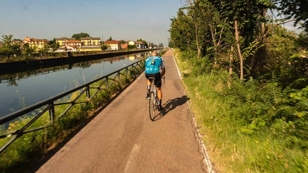 Una delle tante ciclabili presenti in Lombardia