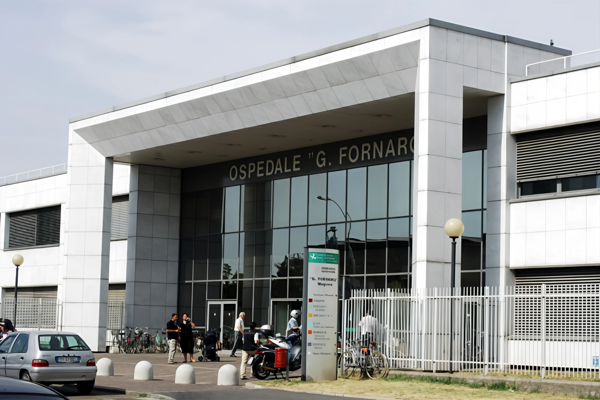 L’ospedale Fornaroli di Magenta, dove lo scorso 27 gennaio è stato arrestato il boss Errante Parrino dopo due giorni di ricerche