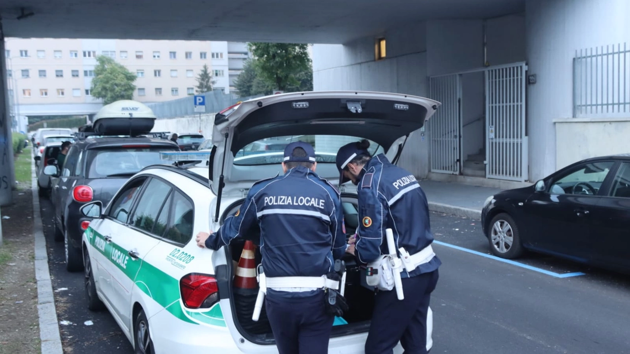 L'incidente in via Marx e i rilievi della polizia locale