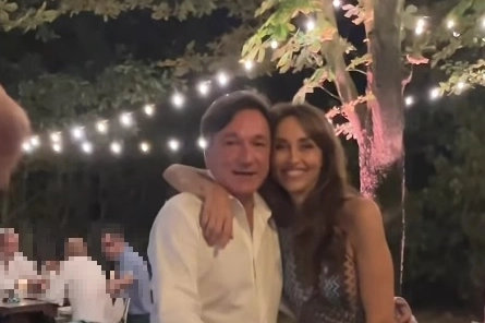 Fabio Caressa e Benedetta Parodi (Instagram @fabiocaressareal)