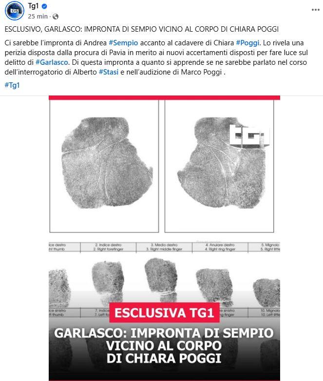 “Un’impronta di Andrea Sempio vicino al corpo di Chiara Poggi”. Nuova svolta nel delitto di Garlasco? “Un’impronta di Andrea Sempio vicino al corpo di Chiara Poggi”. Nuova svolta nel delitto di Garlasco?