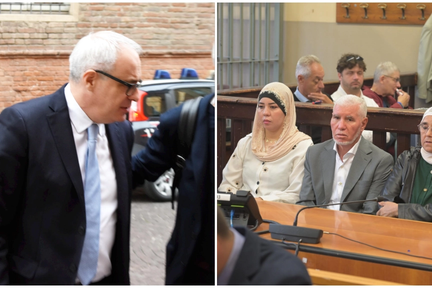 In tribunale a Pavia l'ex assessore Massimo Adriatici e i familiari del 39enne ucciso da un colpo di pistola sparato dal politico