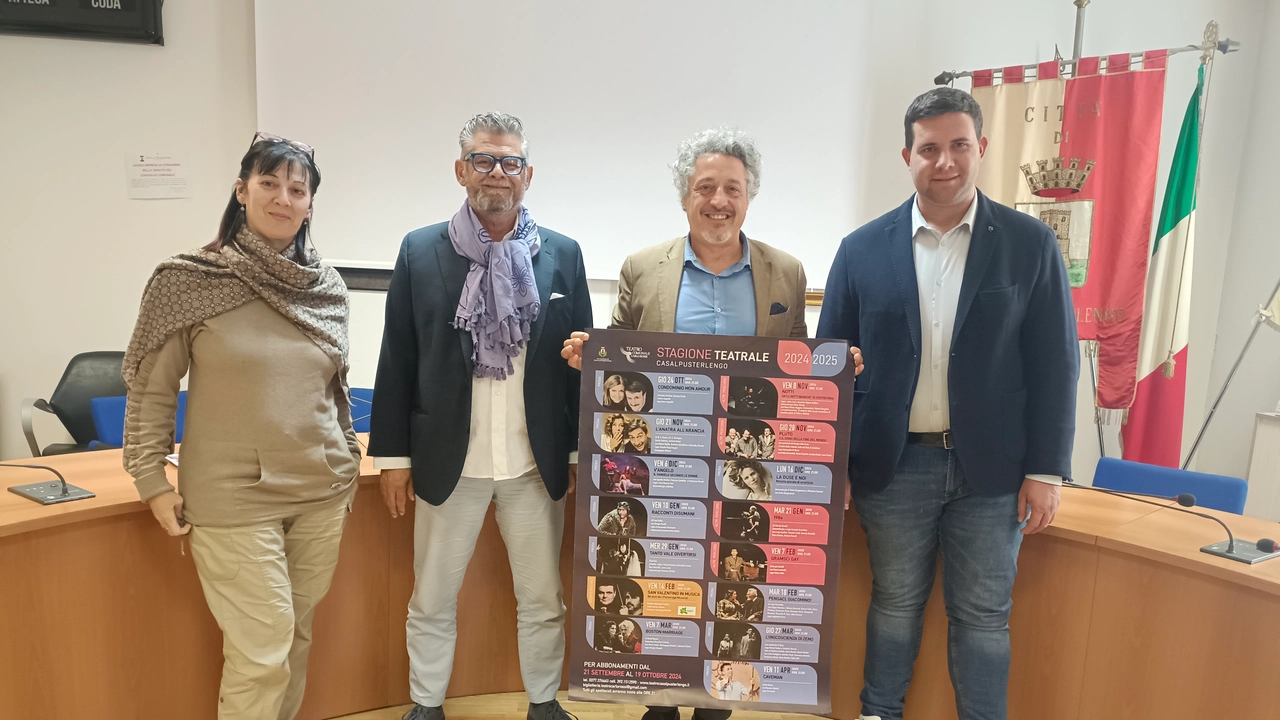 Casalpusterlengo, presentata la nuova stagione teatrale comunale