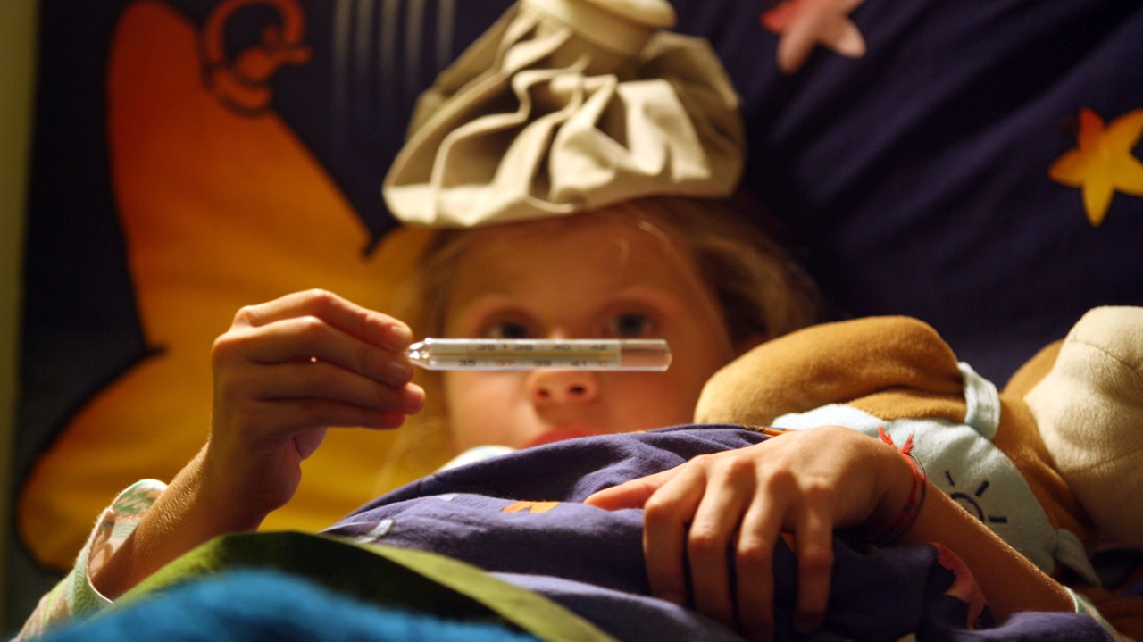 Sono, come sempre, i bambini le vittime preferite dell'influenza (Immagine d'archivio) Sono, come sempre, i bambini le vittime preferite dell'influenza (Immagine d'archivio)