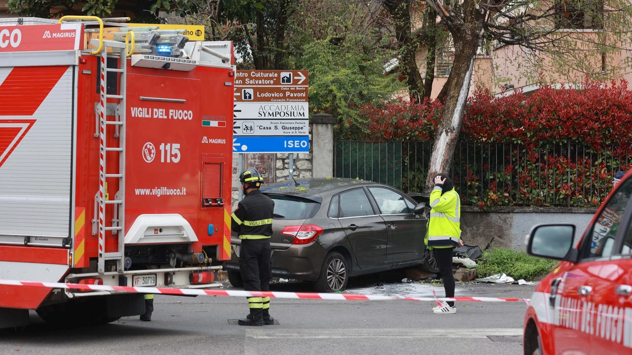 L'incidente mortale in via Giacomo Leopardi a Rodengo Saiano