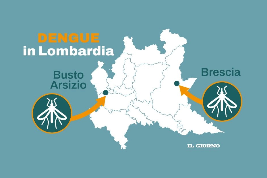 Dengue in Lombardia: due segnalazioni
