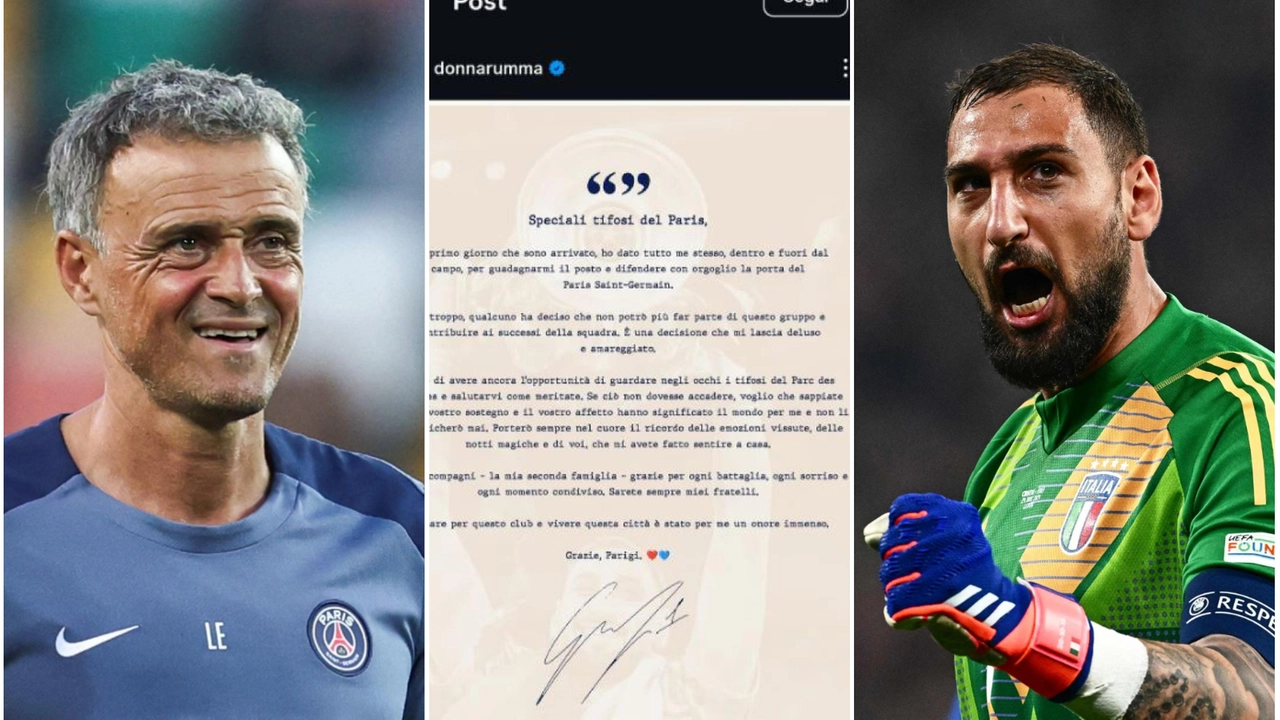 Donnarumma fuori dal Psg, Enrique: “Scelta mia”. Il portiere deluso: “Non faccio più parte del gruppo”