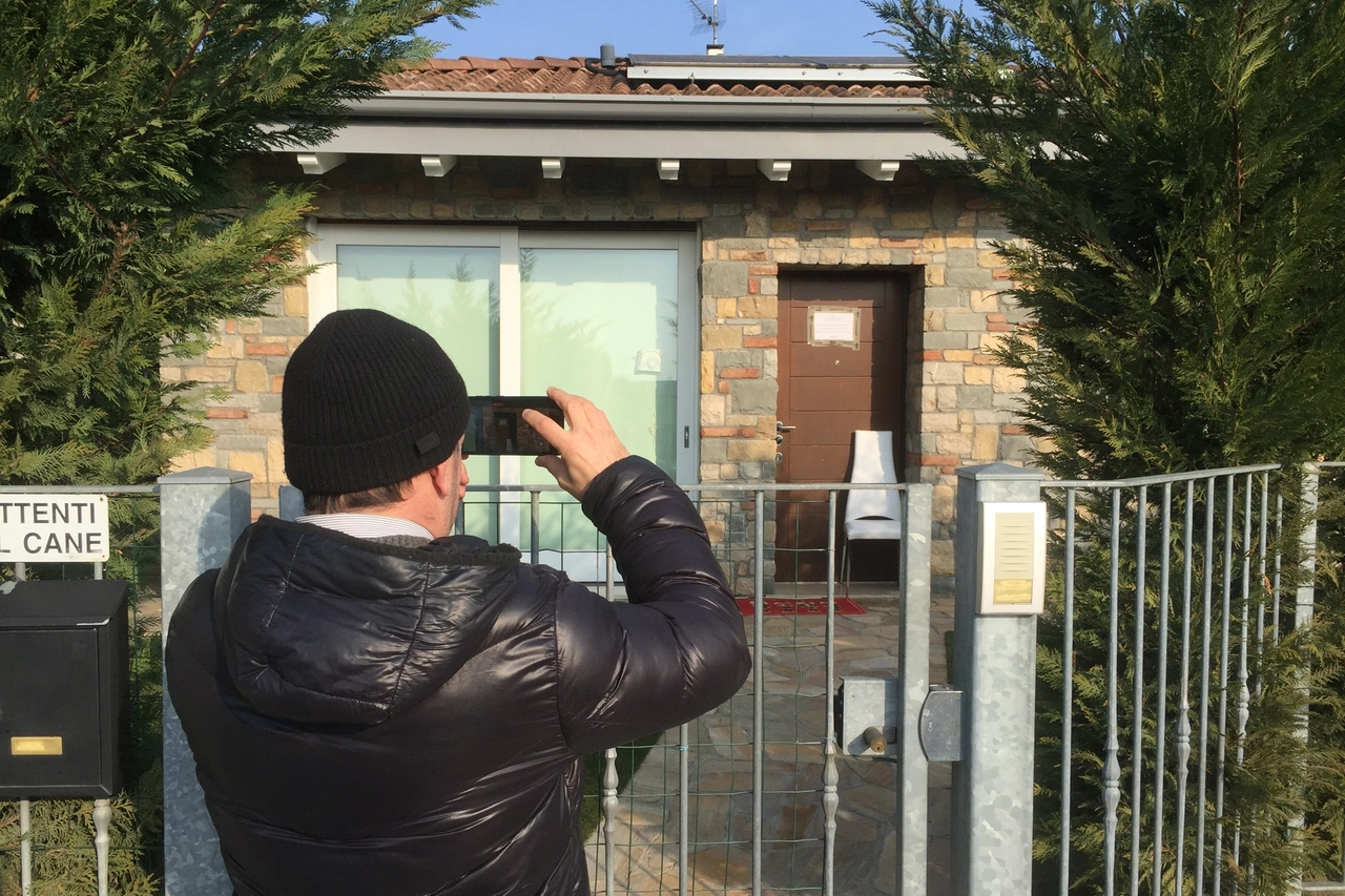 La casa di Martinengo teatro dell'omicidio