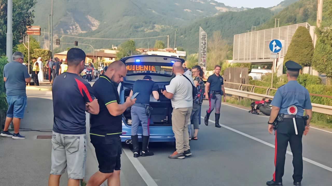 Il luogo dell’incidente mortale La vittima era diretto con la moto in Val Cavallina Sul posto carabinieri e Stradale Il luogo dell’incidente mortale La vittima era diretto con la moto in Val Cavallina Sul posto carabinieri e Stradale