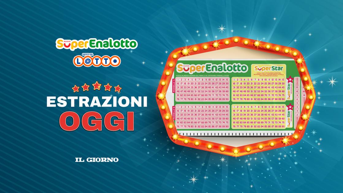 Superenalotto oggi 25 luglio 2025: estrazione e numeri di Lotto e 10eLotto