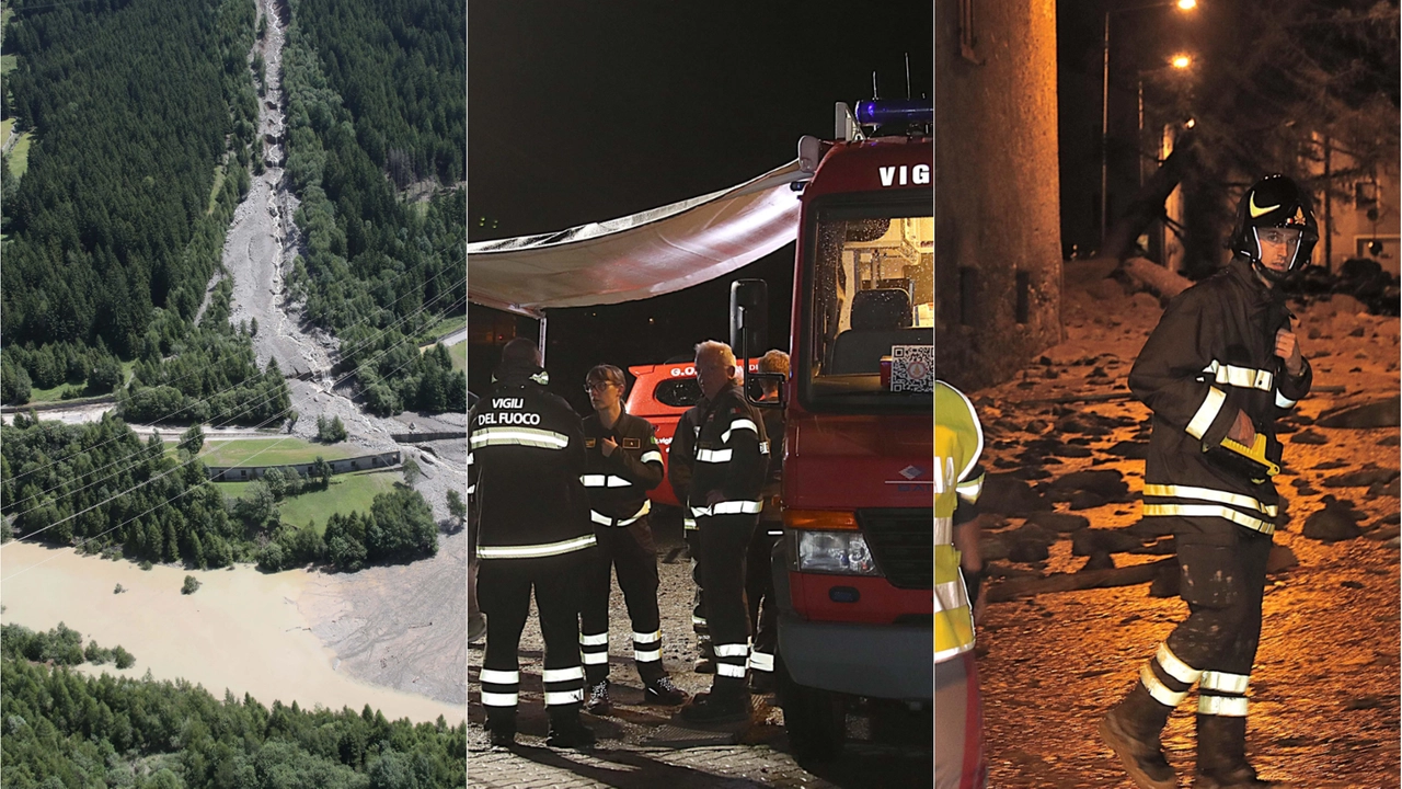 Ondata di maltempo in Valtellina (foto Ansa/Anp) Ondata di maltempo in Valtellina (foto Ansa/Anp)
