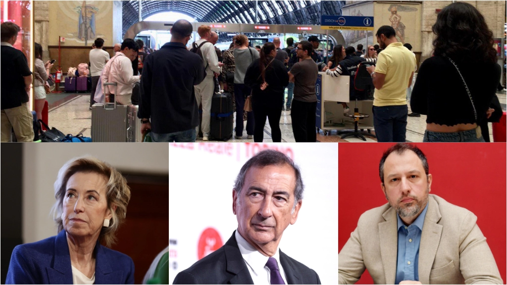 La stazione Centrale è considerata uno dei luoghi più insicuri di Milano. In basso da sinistra, l'ex sindaco Letizia Moratti, Beppe Sala e il consigliere e assessore regionale Gianluca Comazzi La stazione Centrale è considerata uno dei luoghi più insicuri di Milano. In basso da sinistra, l'ex sindaco Letizia Moratti, Beppe Sala e il consigliere e assessore regionale Gianluca Comazzi