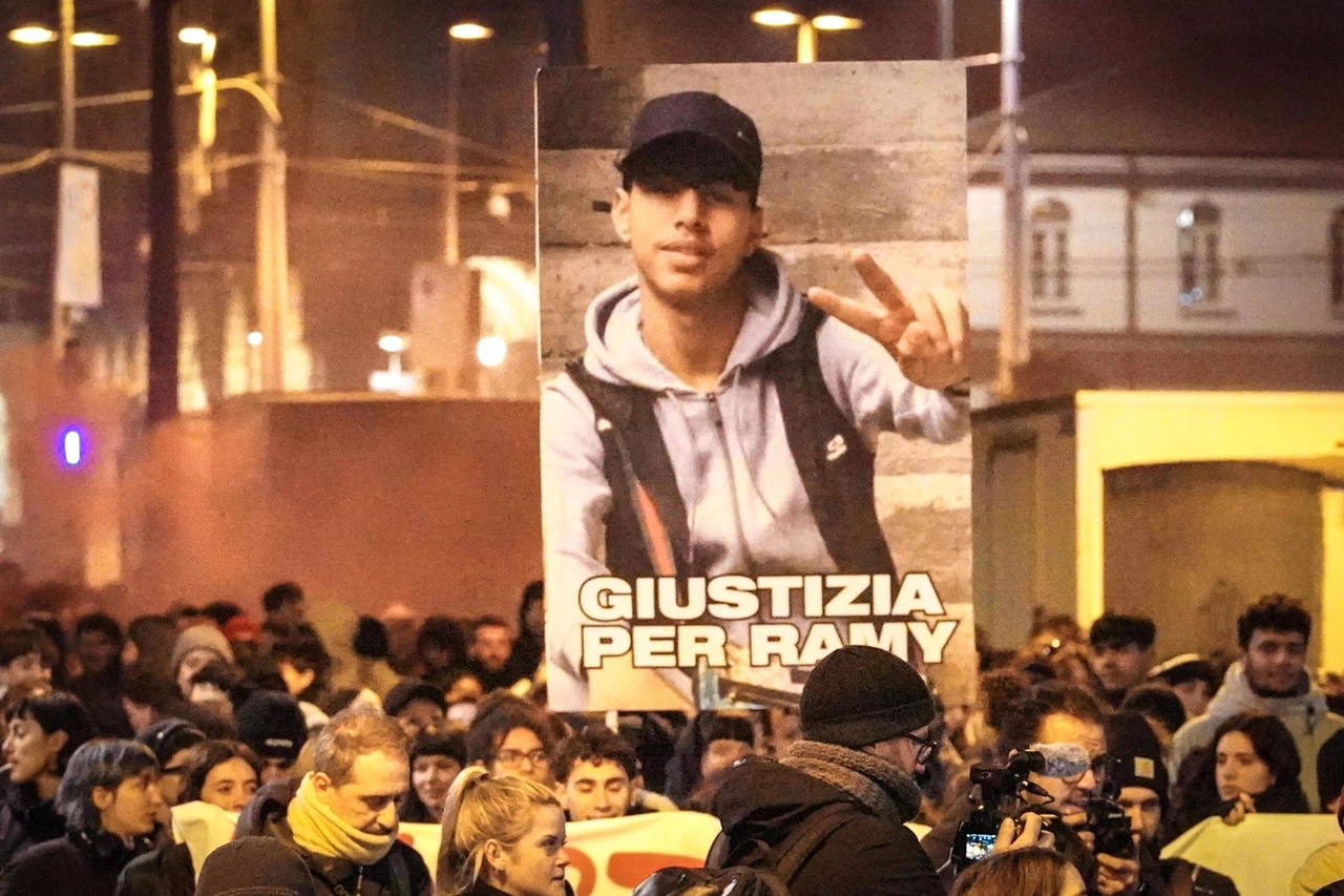 Il corteo in memoria di Ramy Elgaml