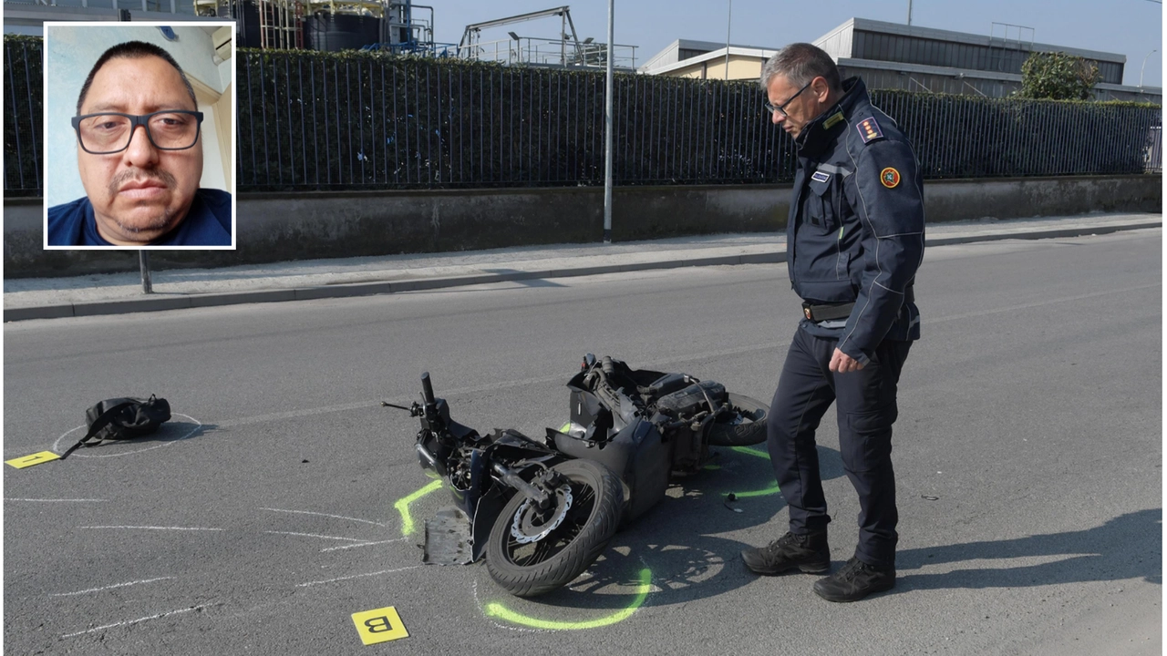 Josè Romulo Satan Colch (nel riquadro) morto nell'incidente con la sua moto