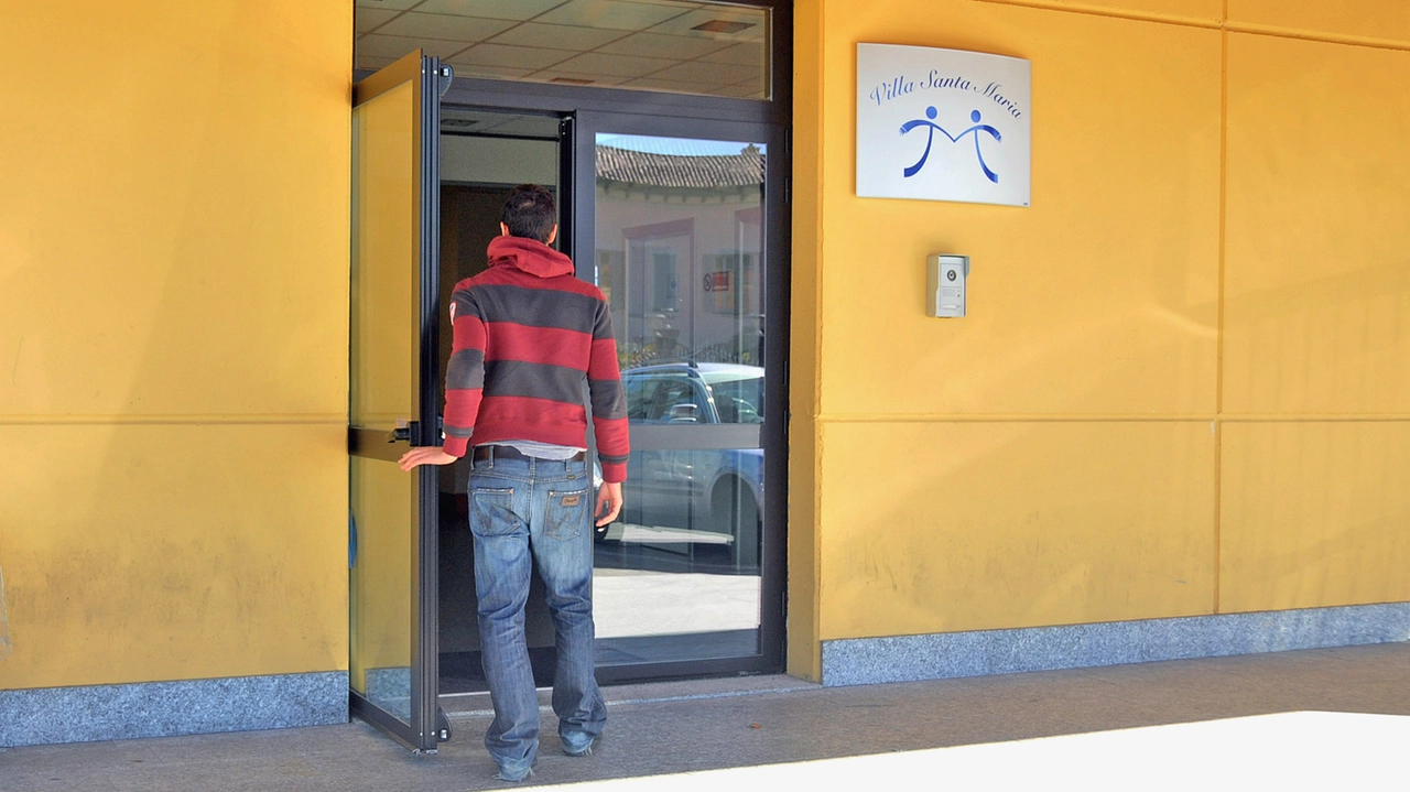 L'ingresso di Villa Santa Maria a Tavernerio