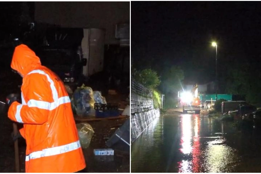 Danni dell'acqua in provincia di Brescia