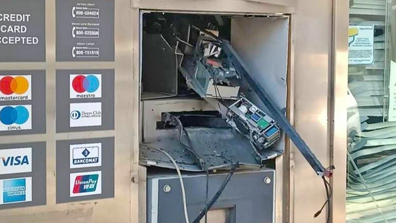 Bancomat esploso a Seriate, in provincia di Bergamo