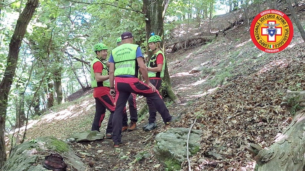 Escursionista disperso sui monti di Livo, i soccors in azione Escursionista disperso sui monti di Livo, i soccors in azione