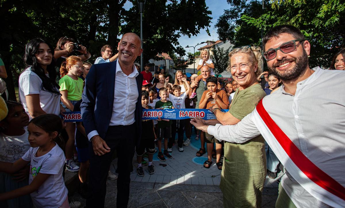 Haribo e la nuova piazza Belloveso: "Il nostro scopo? Portare felicità"