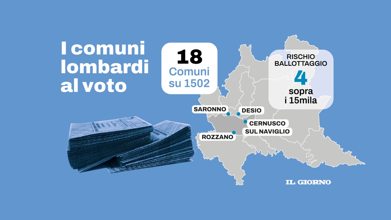 Elezioni comunali in Lombardia 2025, 18 Comuni al voto