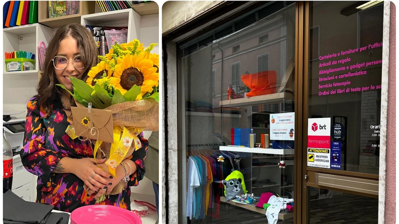 Giada Pasquali, rubati i giornali nella sua edicola di Bozzolo, nel Mantovano Giada Pasquali, rubati i giornali nella sua edicola di Bozzolo, nel Mantovano
