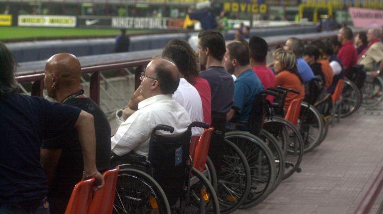 San Siro: cambia il sistema di accesso per i disabili alle partite di Inter e Milan San Siro: cambia il sistema di accesso per i disabili alle partite di Inter e Milan