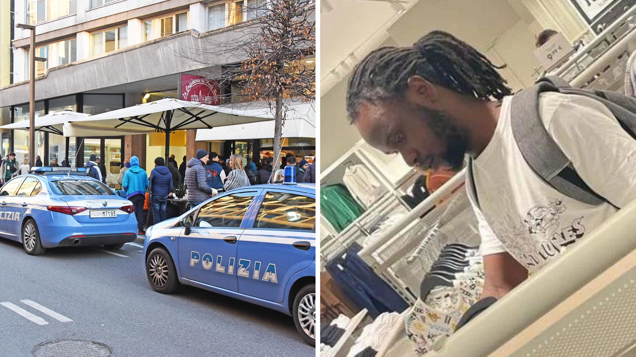 Il luogo del delitto e, a destra, Mamadi Tunkara (Foto/Renato De Pascale)