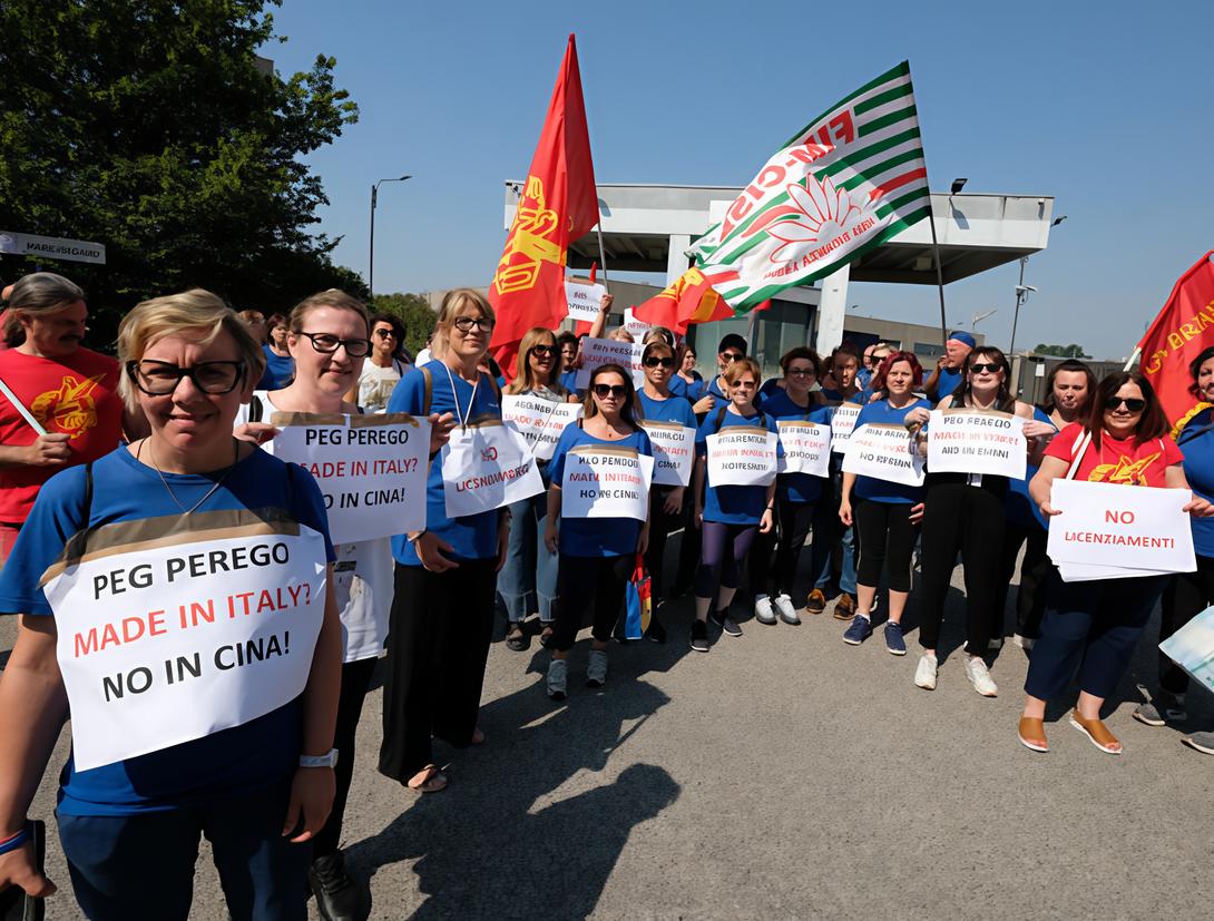 peg perego torna il sereno la vittoria dei lavoratori l8217azienda ritira 95 licenziamenti