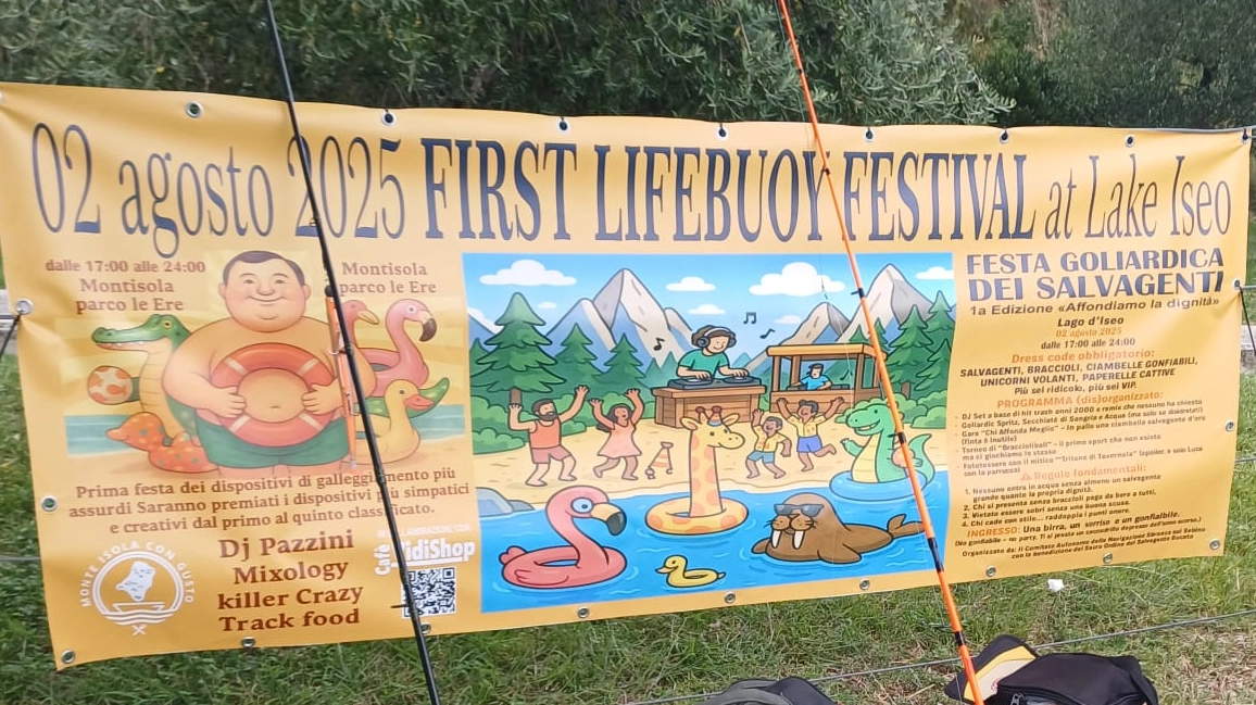 First Lifebuoy Festival sul lago d'Iseo