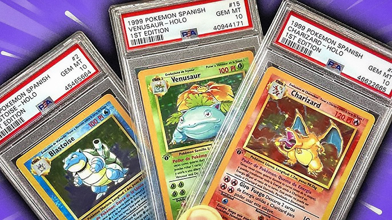 Le evoluzioni dei tre Pokemon iniziali della prima edizione: ognuna di queste carte vale diverse migliaia di euro Le evoluzioni dei tre Pokemon iniziali della prima edizione: ognuna di queste carte vale diverse migliaia di euro