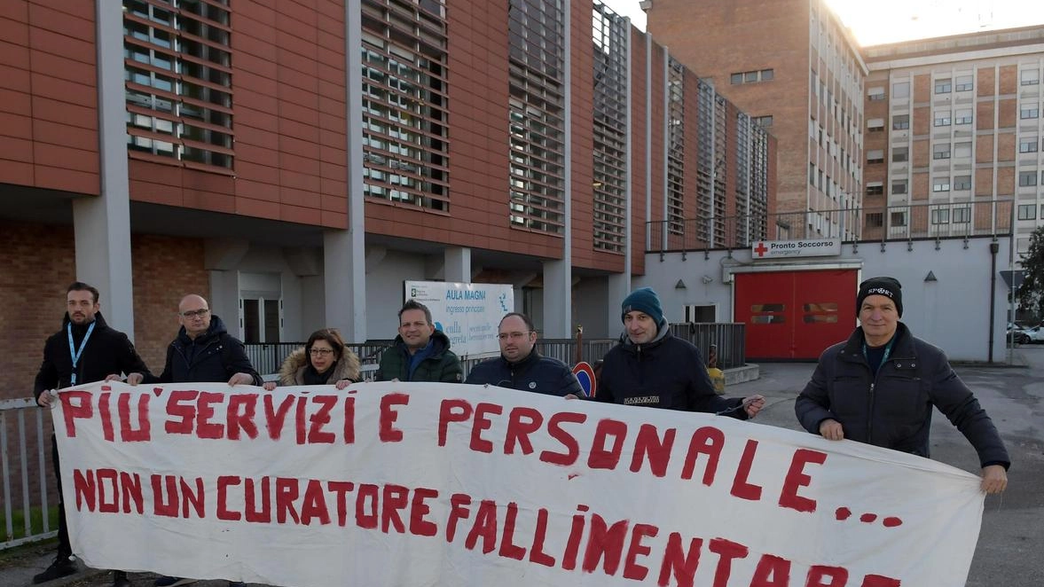La protesta contro le lacune nell’organico della Asst Melegnano La protesta contro le lacune nell’organico della Asst Melegnano