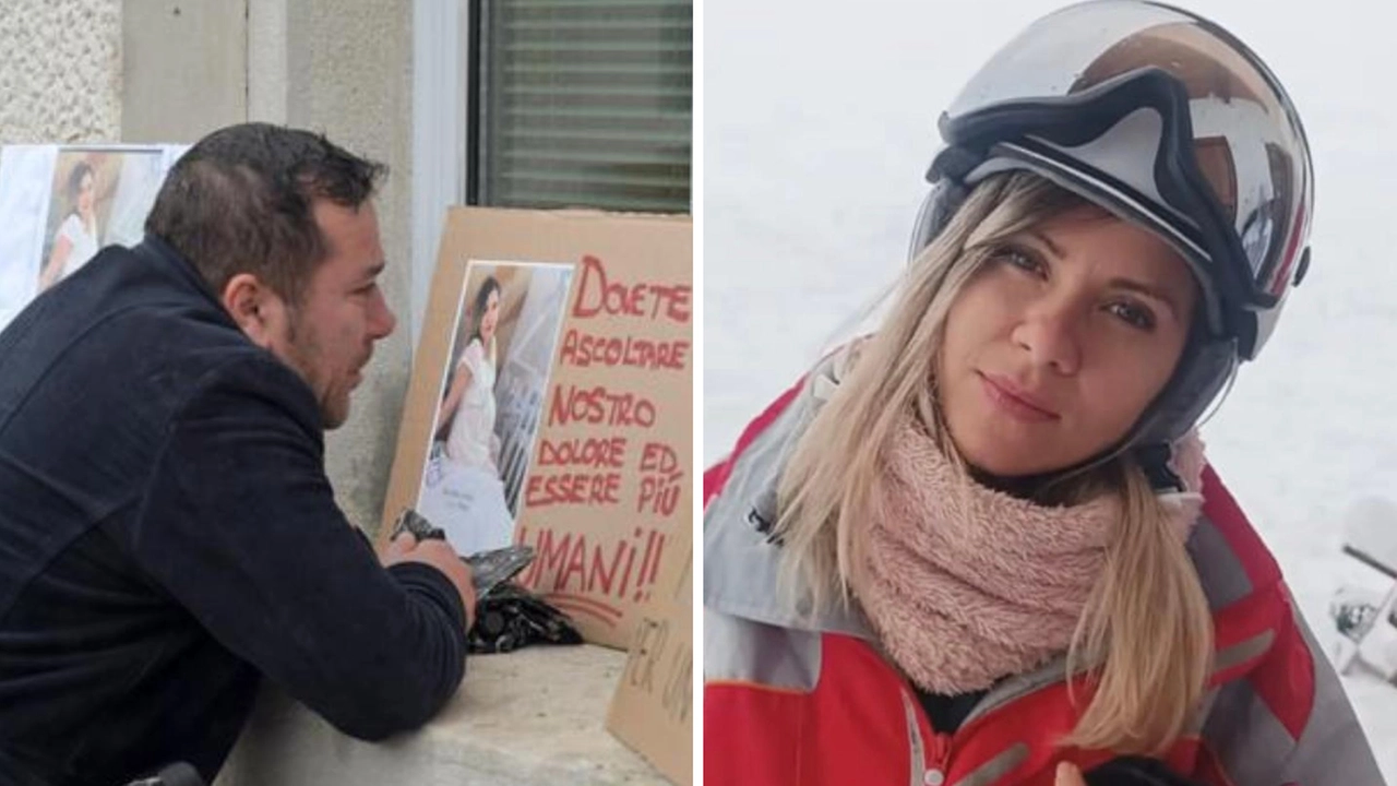 Andreea in attesa del piccolo Sasha. A sinistra, il marito