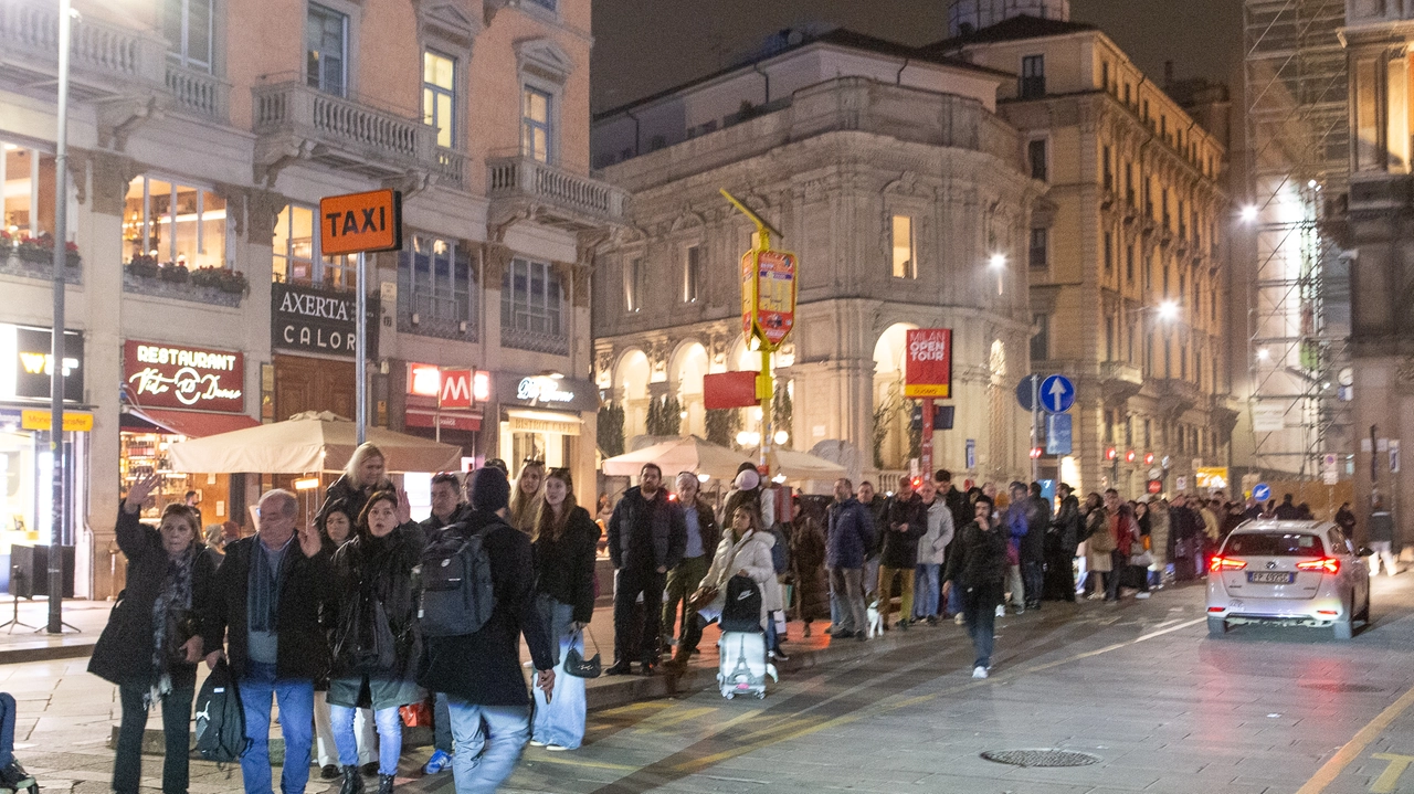 Disagi e code per i taxi la sera del 24 febbraio, quando si è tenuto l’ultimo sciopero Atm