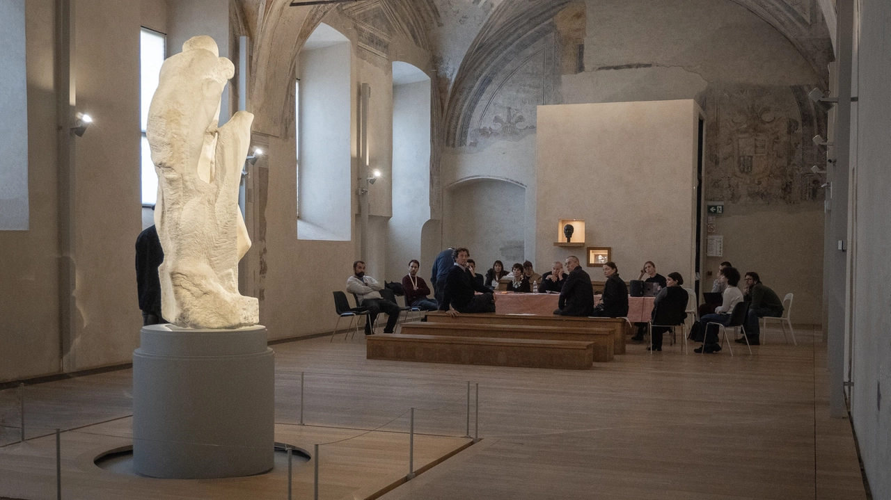 La Pietà Rondanini di Michelangelo: Robert Wilson la “vestirà” di luce con Mother, installazione al Castello Sforzesco La Pietà Rondanini di Michelangelo: Robert Wilson la “vestirà” di luce con Mother, installazione al Castello Sforzesco