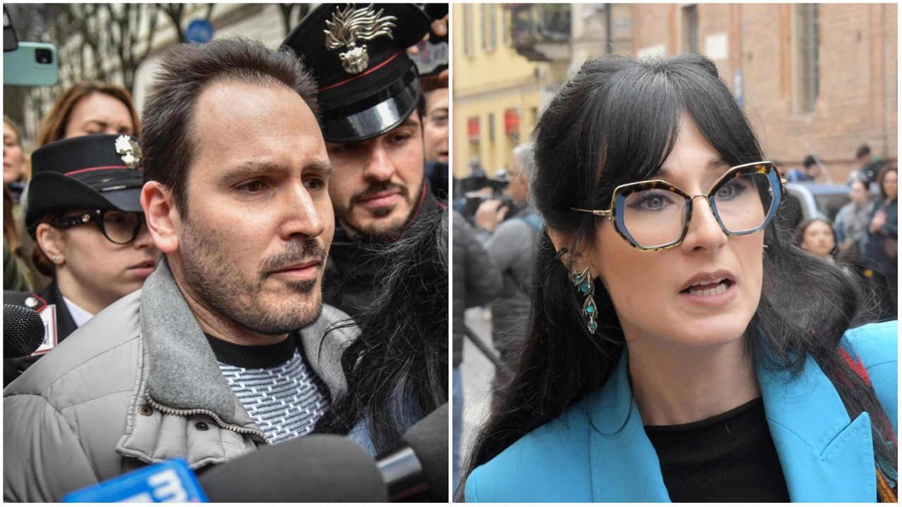 Andrea Sempio e la sua avvocata Angela Taccia: oggi si sono presentati in caserma per il prelievo delle impronte digitali