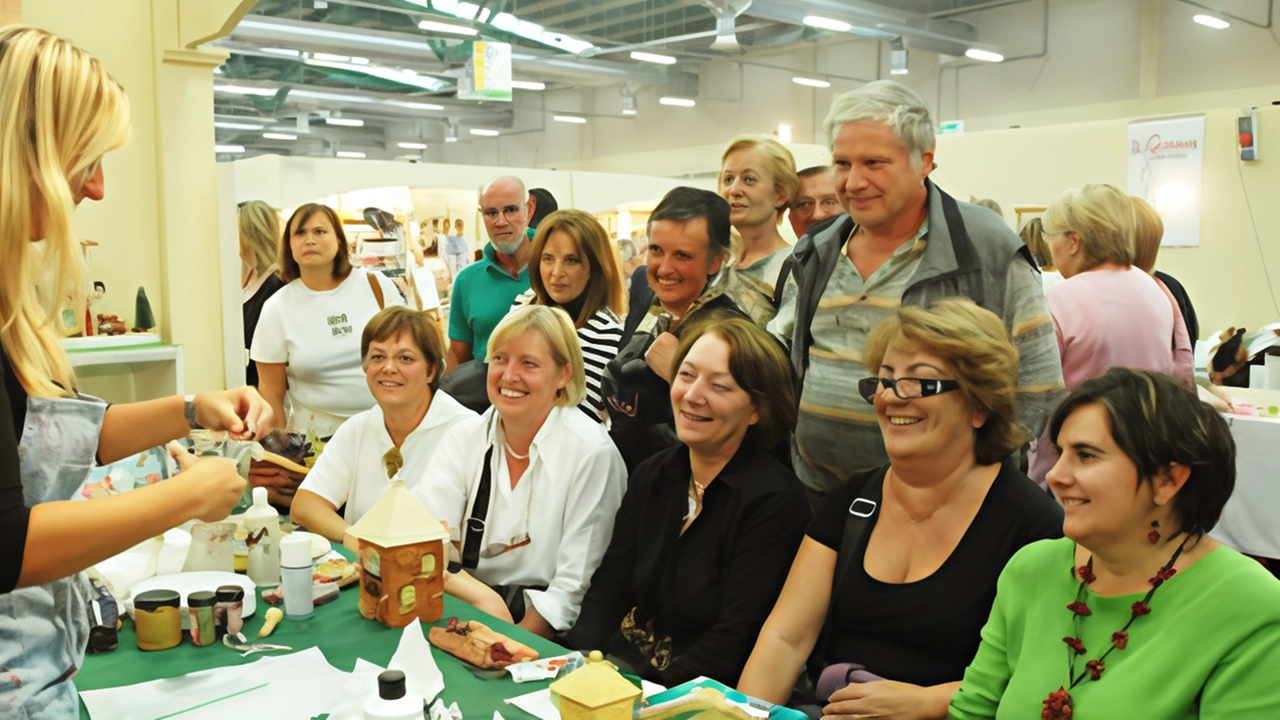 La fiera internazionale delle arti manuali Creattiva si terrà a Bergamo dal 3 al 6 ottobre, offrendo agli appassionati la possibilità di scoprire centinaia di imprese e partecipare a oltre mille eventi collaterali. Un'occasione unica per creare oggetti originali e partecipare a corsi e laboratori. La fiera internazionale delle arti manuali Creattiva si terrà a Bergamo dal 3 al 6 ottobre, offrendo agli appassionati la possibilità di scoprire centinaia di imprese e partecipare a oltre mille eventi collaterali. Un'occasione unica per creare oggetti originali e partecipare a corsi e laboratori.