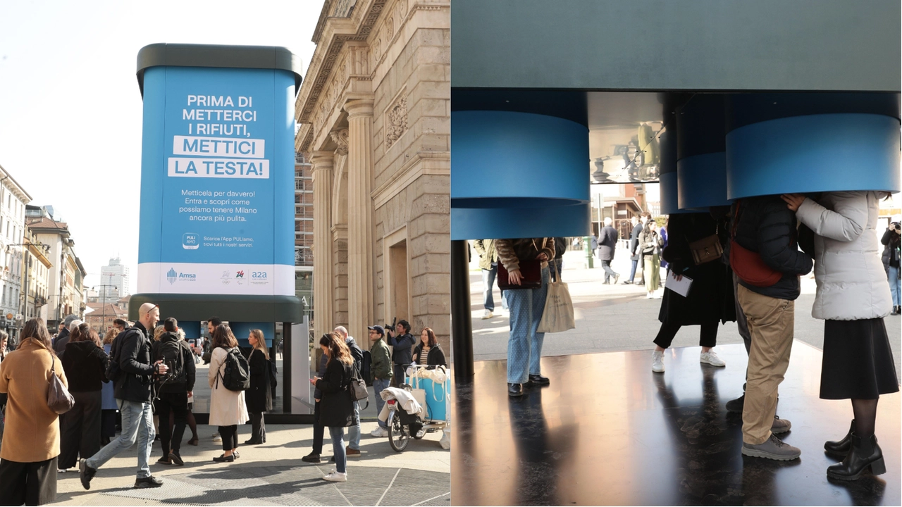 L'installazione "Mettici la testa!"