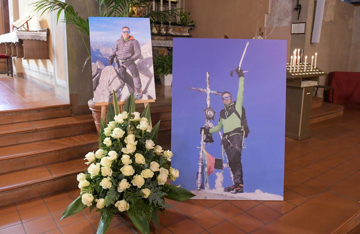 Luca Sinigaglia morto per salvare una compagna di cordata, l’ultimo saluto all’eroe di Melzo. “È qui con noi”