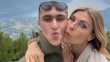 Achille Costacurta e Martina Colombari (foto Instagram)