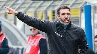 Federico Valente, allenatore del Lecco subentrato a Gennaro Volpe Federico Valente, allenatore del Lecco subentrato a Gennaro Volpe