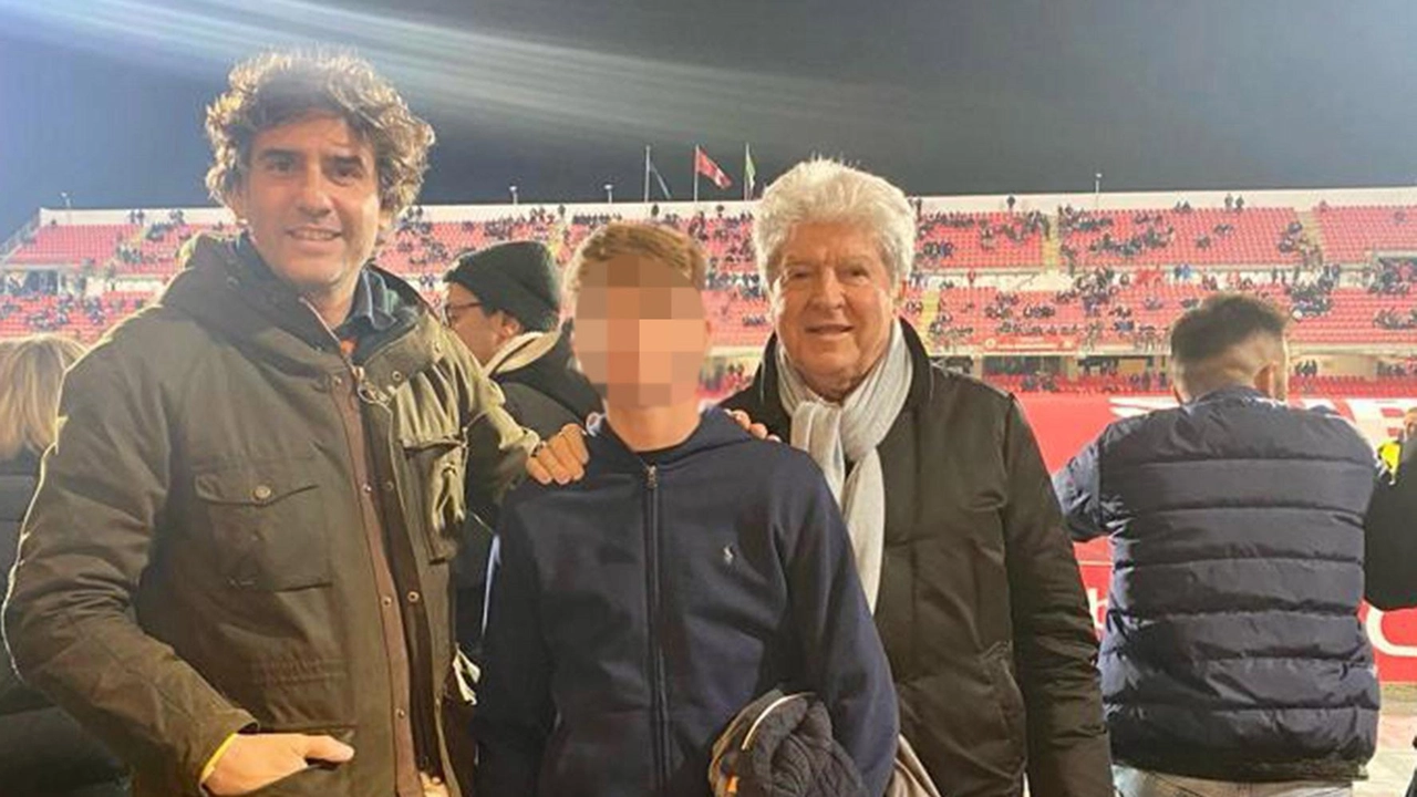 L’avvocato Della Valle col nipote L’avvocato Della Valle col nipote
