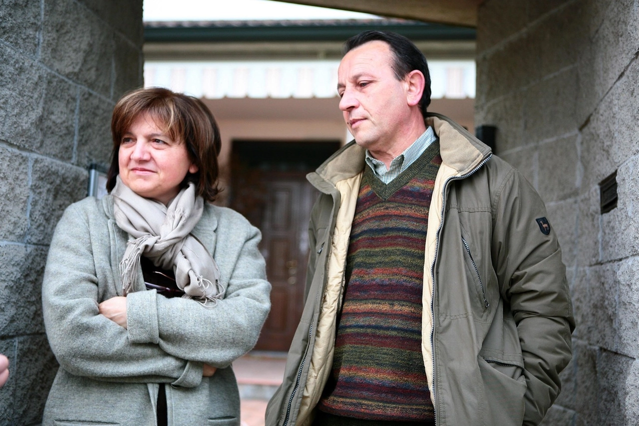 Rita e Giuseppe, genitori di Chiara Poggi