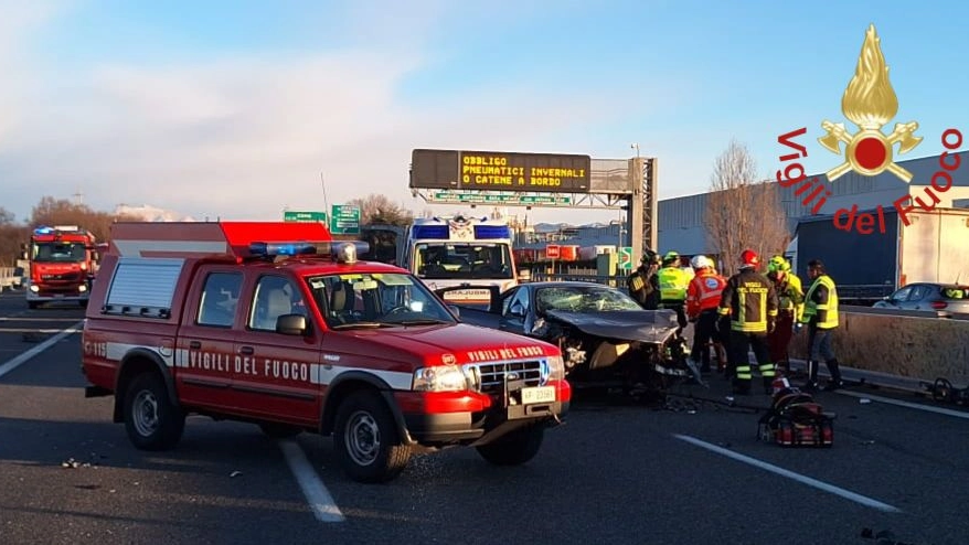 L'incidente sulla A9 L'incidente sulla A9