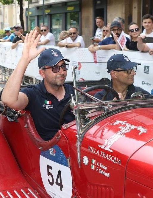 Ecco la Mille Miglia. Il sesto trionfo di Vesco e Salvinelli Ecco la Mille Miglia. Il sesto trionfo di Vesco e Salvinelli