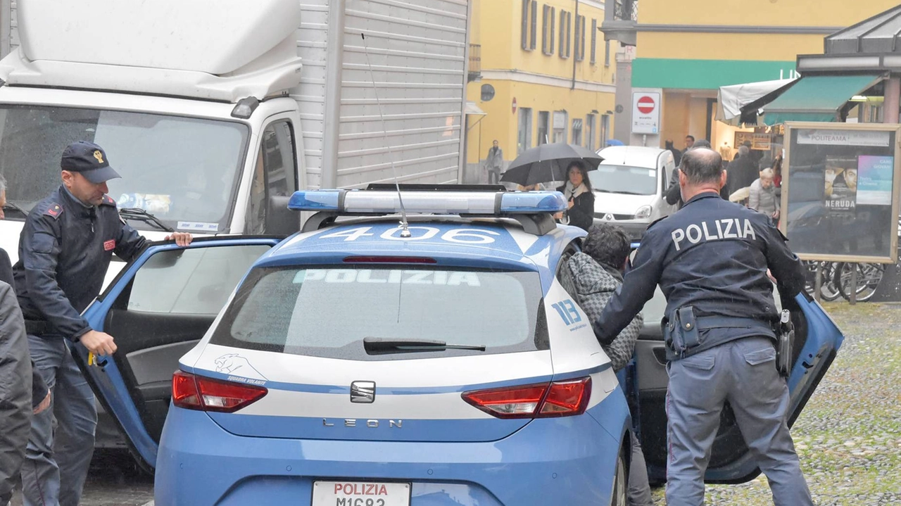 È intervenura la polizia di Stato