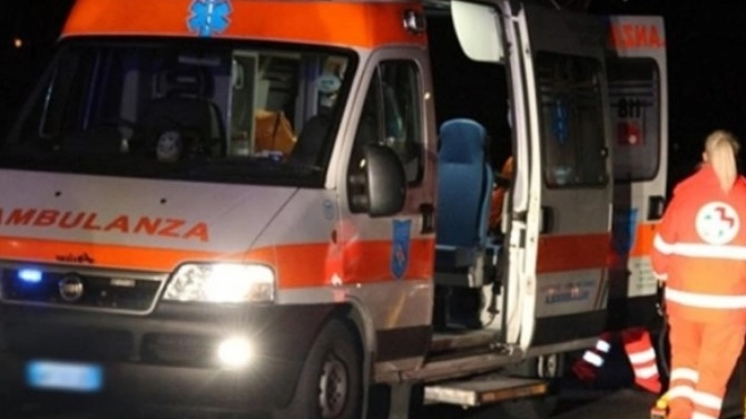 L'ambulanza a Pozzuolo L'ambulanza a Pozzuolo