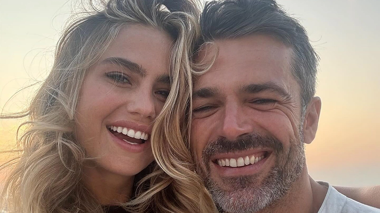Cristina Marino con Luca Argentero