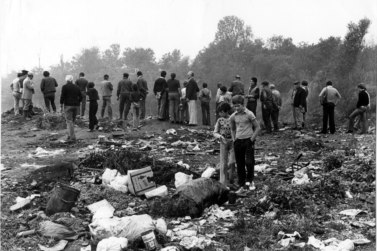 La discarica in cui venne gettato il corpo di Cristina Mazzotti, ritrovata morta il primo settembre 1975