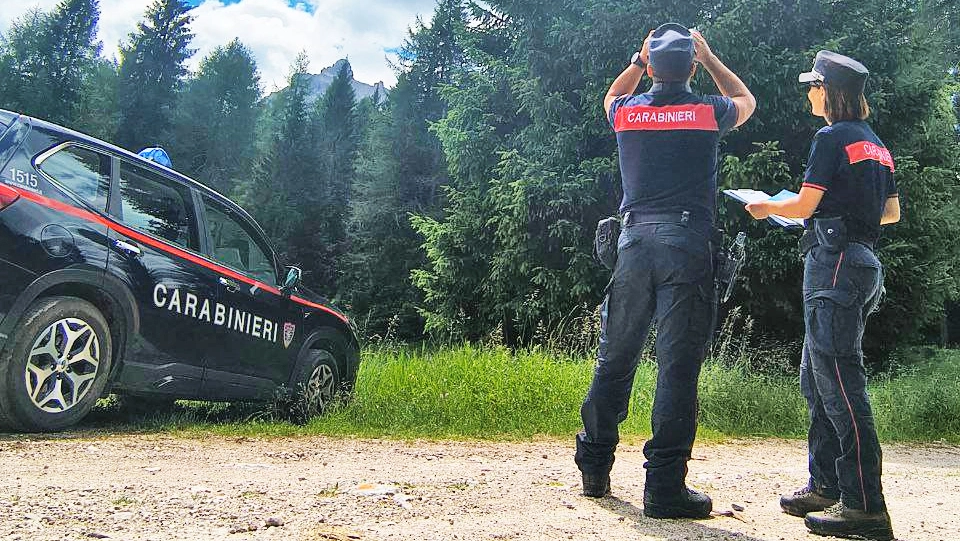 Contolli carabinieri Forestali a Bergamo